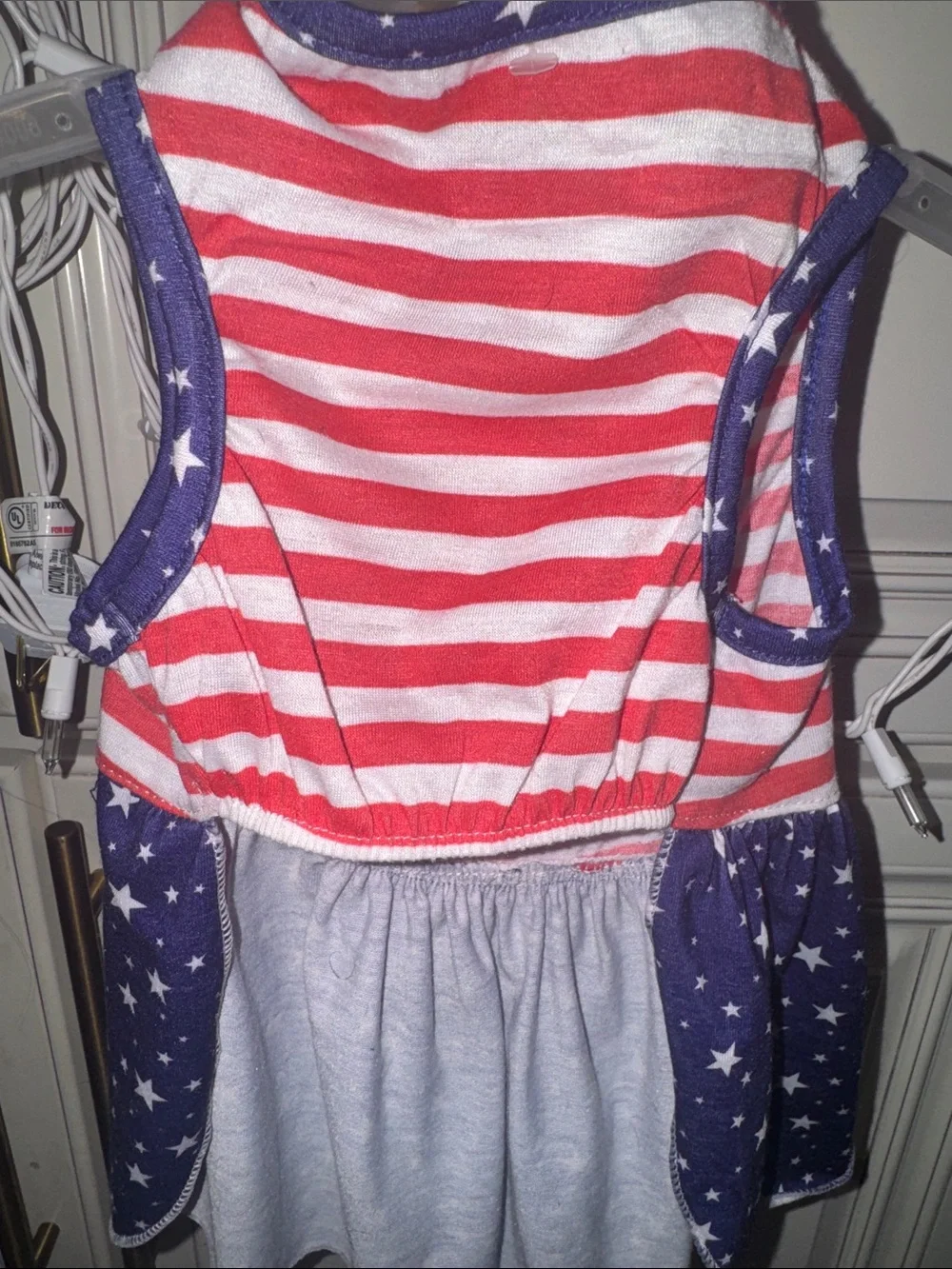 NWT Dog's Red & Blue Star-Spangled Dress